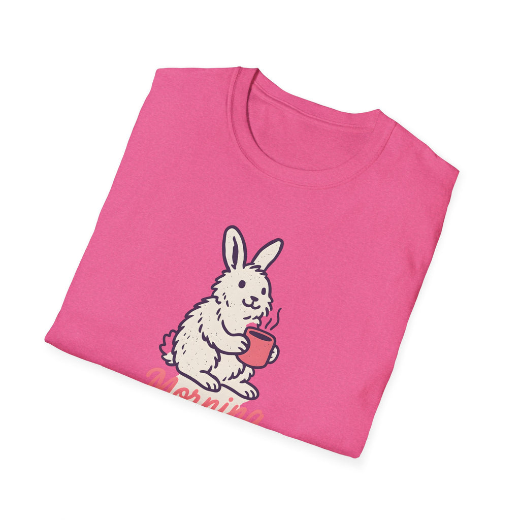 Bunny Sipping Morning Coffee T-Shirt