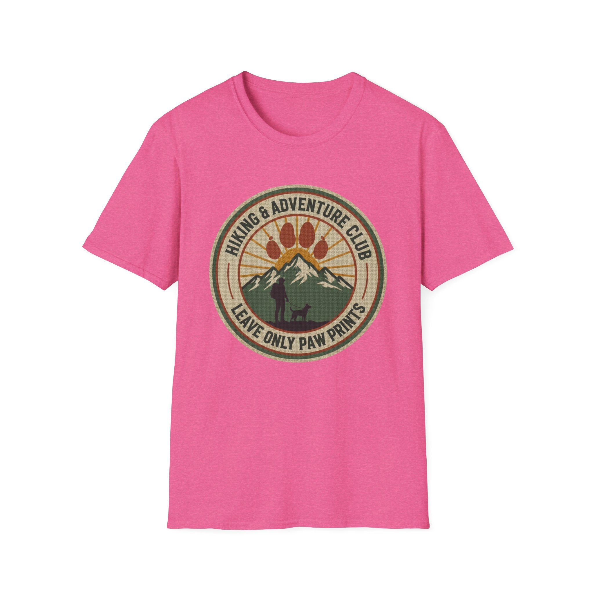 Hiking Adventure Paw Prints T-Shirt
