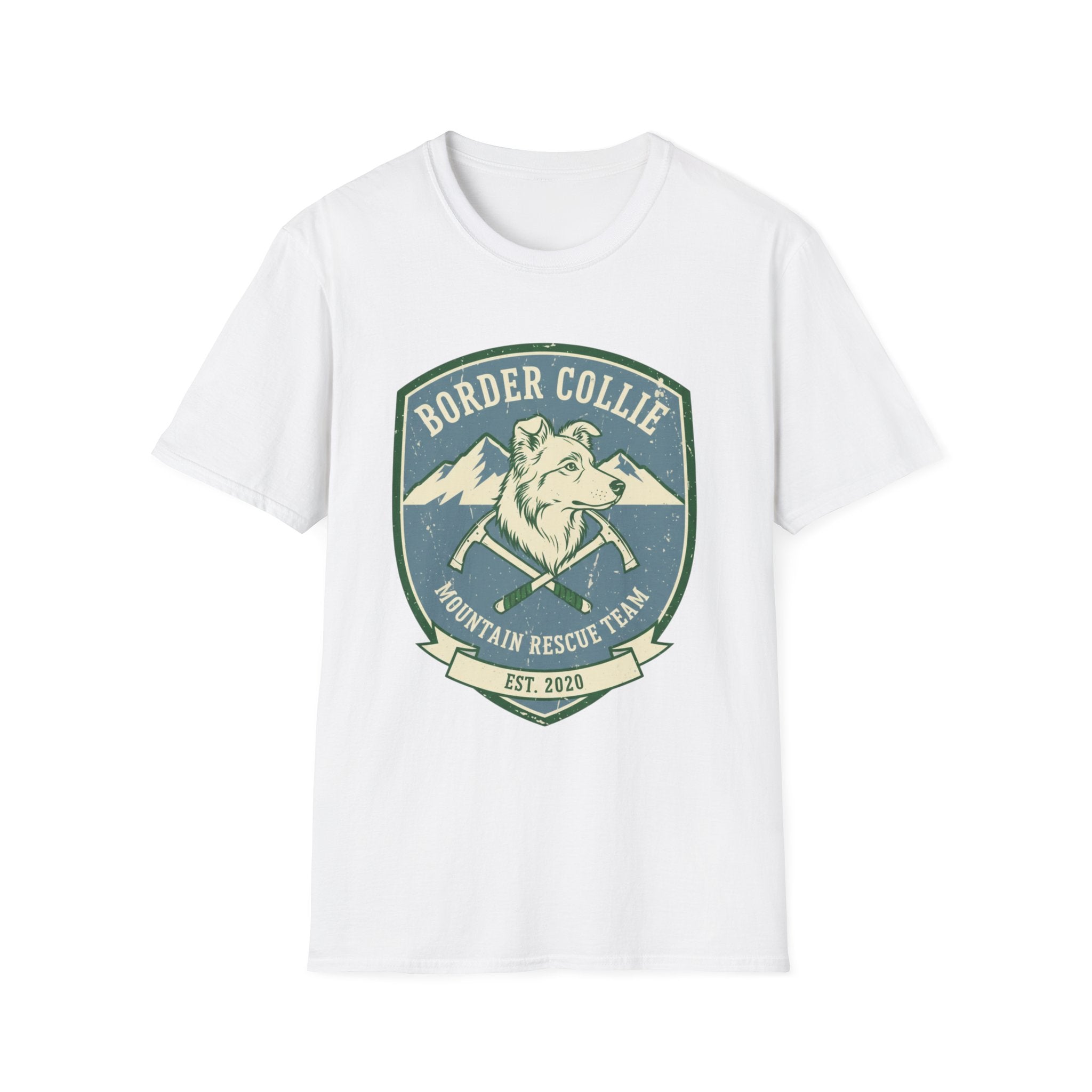 Border Collie Mountain Rescue T-Shirt
