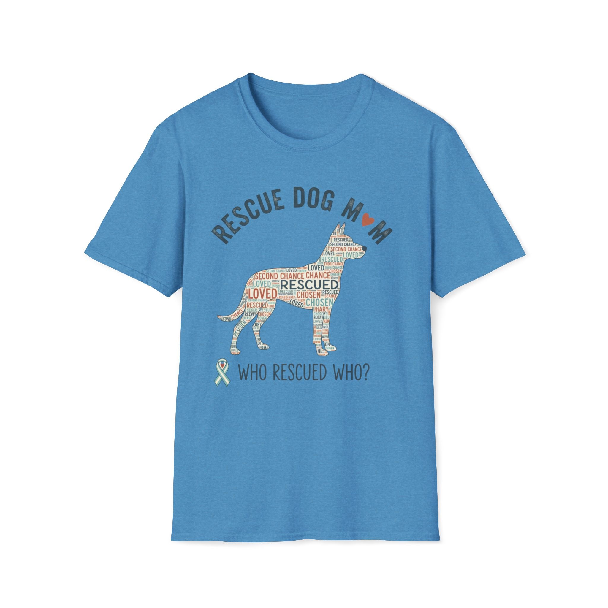 Rescue Dog Mom T-Shirt