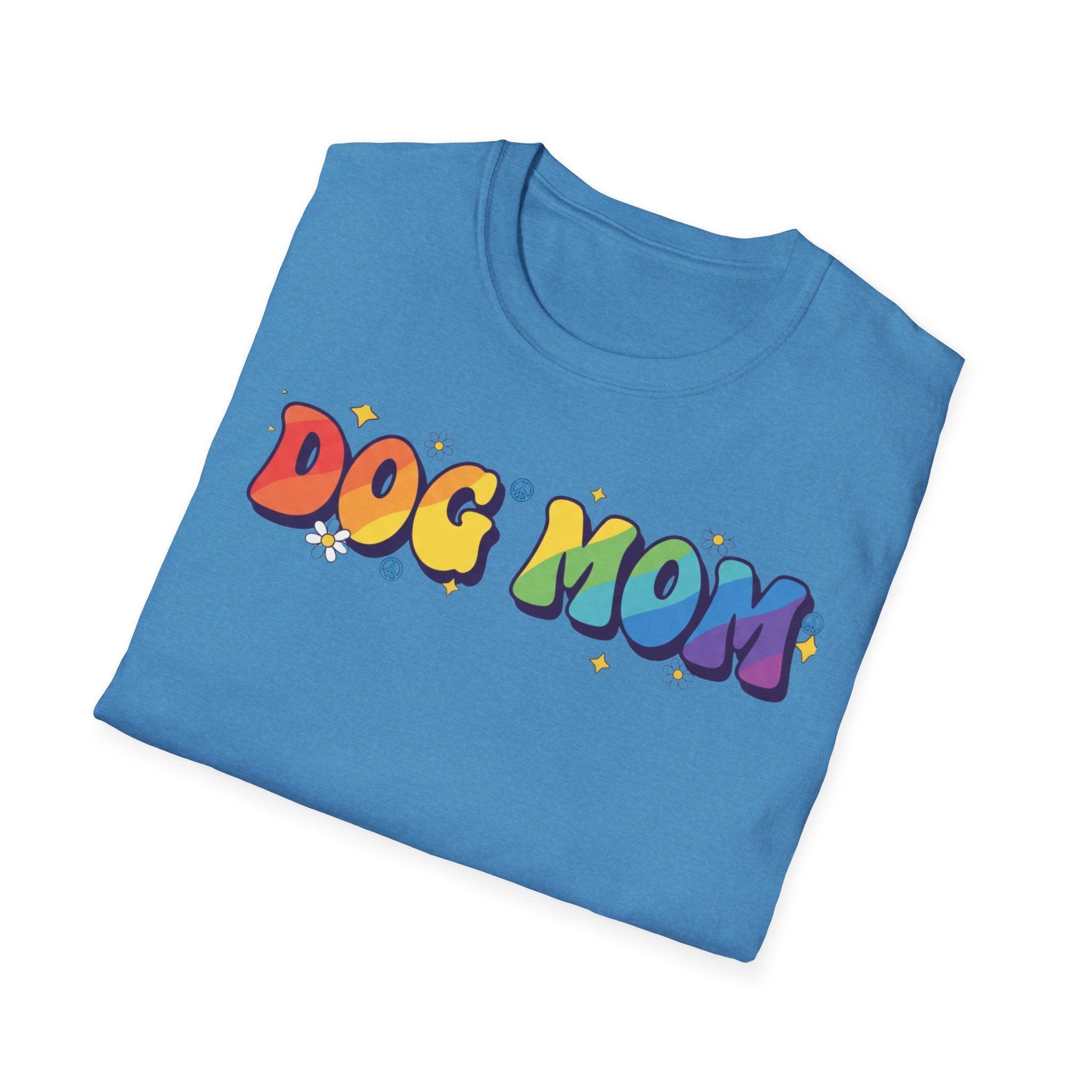Rainbow Dog Mom T.-Shirt