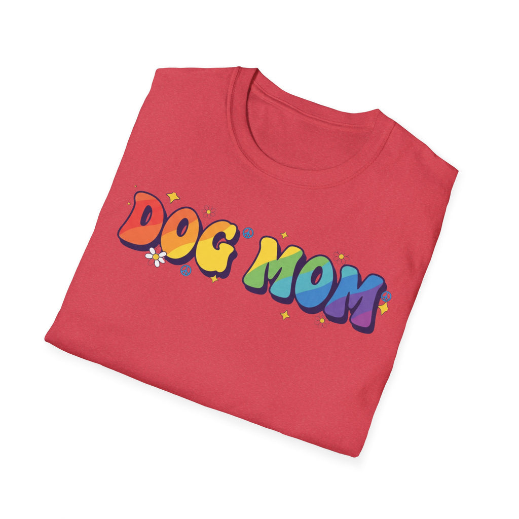 Rainbow Dog Mom T.-Shirt