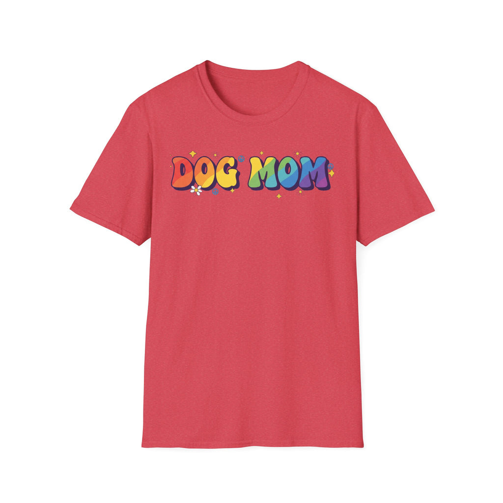 Rainbow Dog Mom T.-Shirt